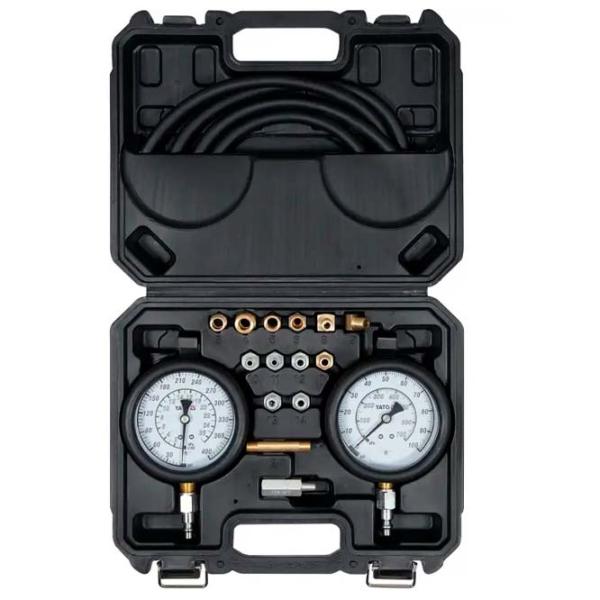 Set manometru Yato YT73032 Black / Metal photo 1