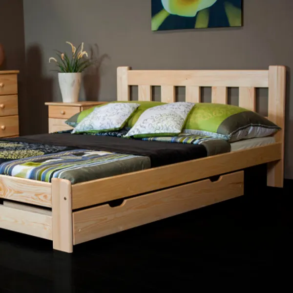 Кровать Drewmax Mila D 160 x 200 см / Дерево / Разноцветный photo 2