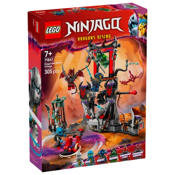 Constructor LEGO Dragonstorm Village Clasic/ Red photo 1