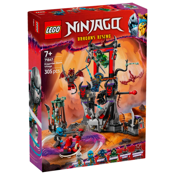 Constructor LEGO Dragonstorm Village Clasic/ Red photo 1