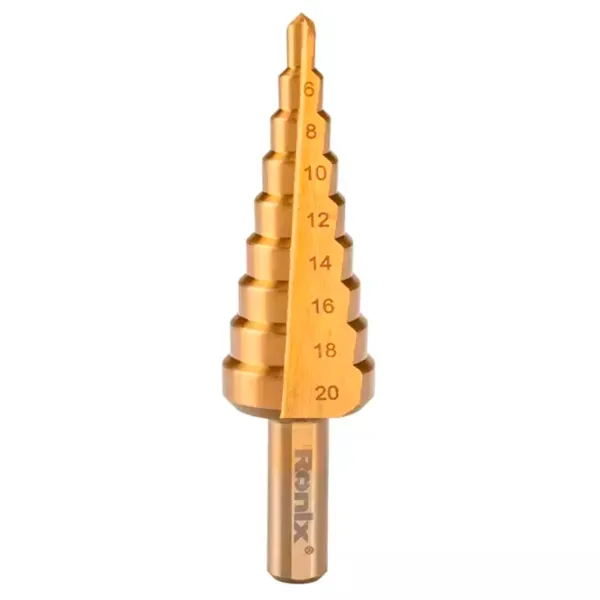 Сверло Ronix RH-5901 HSS-TIN photo 2