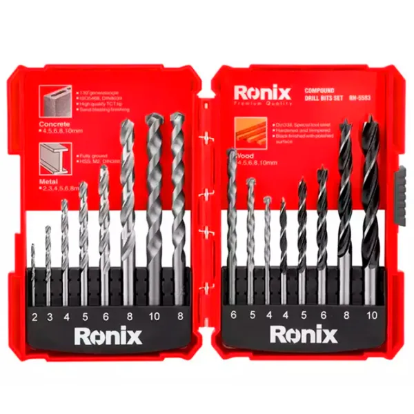 Set de burghie Ronix RH-5583 HSS photo 1