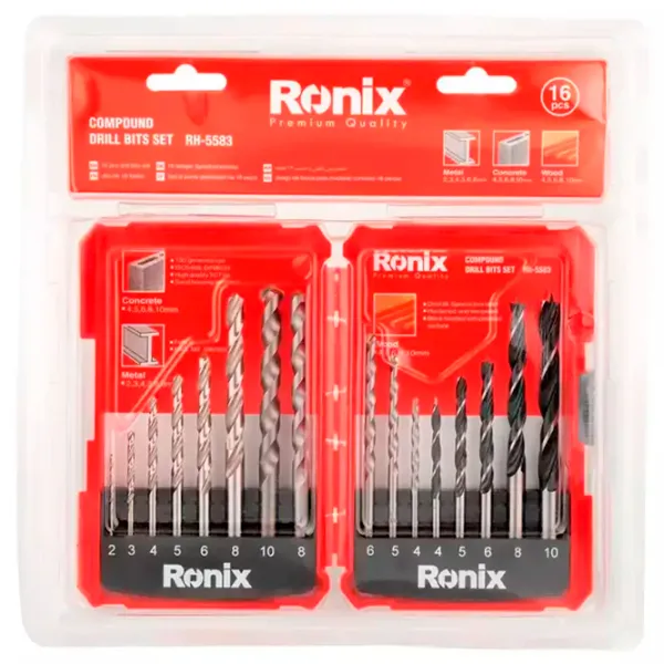 Set de burghie Ronix RH-5583 HSS photo 2