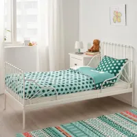 Детская кровать Ikea Minnen 80 x 200 cm / Металл / Белый photo 4