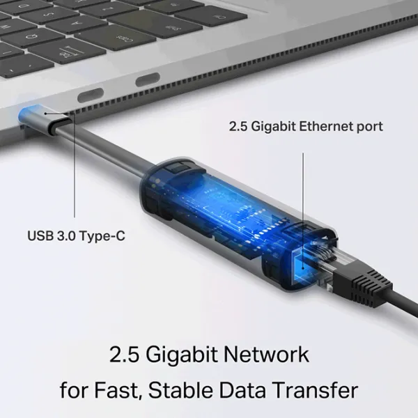 Сетевой адаптер TP-Link UE302C
 / Серый photo 6