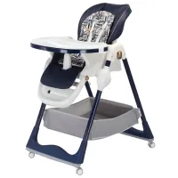 Scaun de masă 4Play Leaves (00841814) / 6 luni / Navy 
