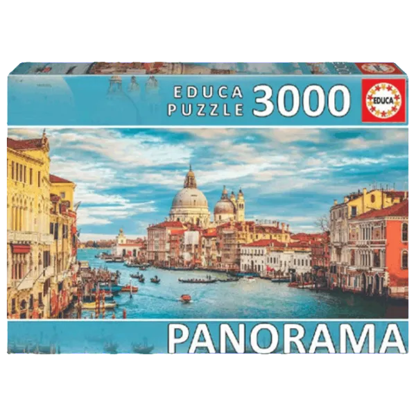 Puzzle Educa Grand Canal Venice Panorama 14+/ Numărul de piese: 3000 photo 1