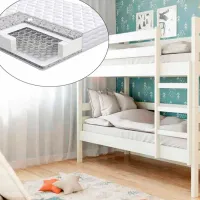 Кровать Mebil Lev Milena 2 90 x 200 см / Массив / Серый