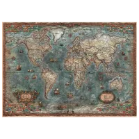 Puzzle Educa Historical World Map 12+/ Numărul de piese: 8000 photo 2