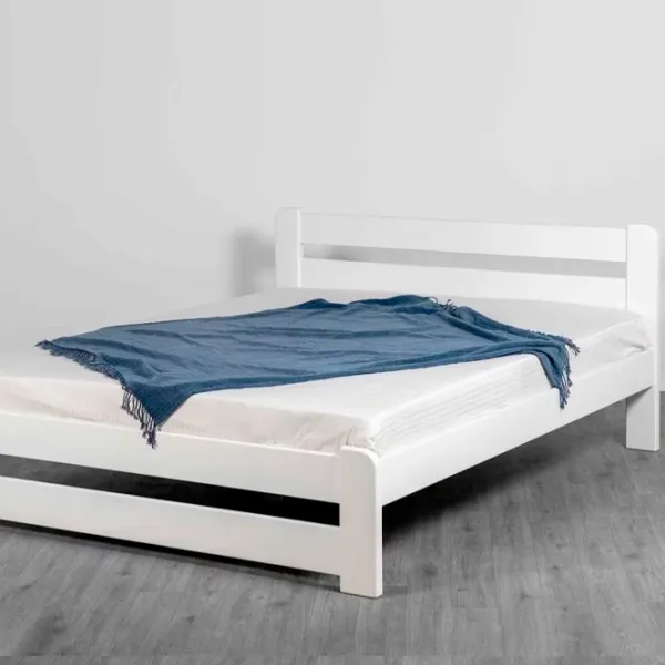 Кровать Mebil Lev Lira 120 x 200 см / Дерево / Белый photo 1 Кровать Mebil Lev Lira 120 x 200 см / Дерево / Белый photo 1