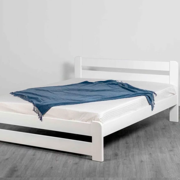 Кровать Mebil Lev Lira 120 x 200 см / Дерево / Белый photo 1 Кровать Mebil Lev Lira 120 x 200 см / Дерево / Белый photo 1