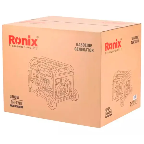 Генератор Ronix H-4782 220 В Бензин / 5 кВт photo 5