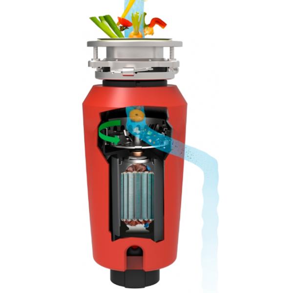 Tocător resturi alimentare Franke Slim 75 Red / 2700 rot/min photo 3