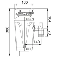 Измельчитель пищевых отходов Franke Slim 75 Красный / 2700 об/мин photo 6