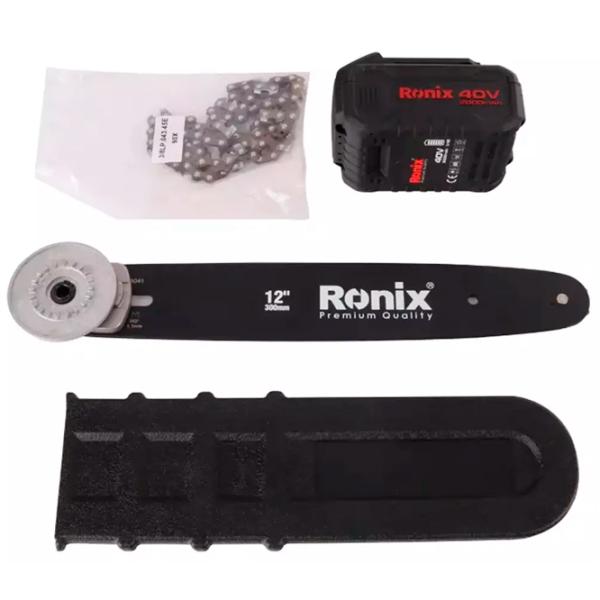 Цепная пила Ronix 8923 аккумуляторный/ Синий photo 5