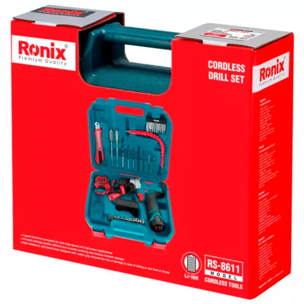 Дрель-шуруповерт Ronix RS-8611 1500 об/мин photo 7