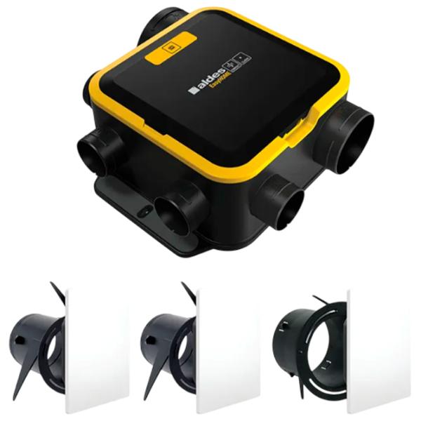 Ventilație Aldes Kit EasyHOME AutoSENS COMPACT Black /  photo 1 Ventilație Aldes Kit EasyHOME AutoSENS COMPACT Black /  photo 1