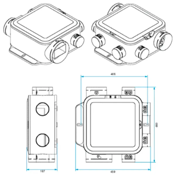 Ventilație Aldes Kit EasyHOME AutoSENS COMPACT Black /  photo 7 Ventilație Aldes Kit EasyHOME AutoSENS COMPACT Black /  photo 7