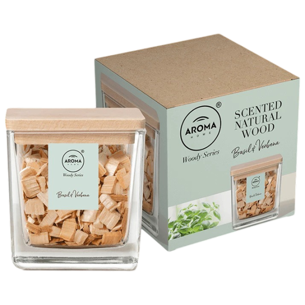 Освежитель воздуха для дома Aroma Home Wooden Chips Базилик Вербена / 0.07л photo 1