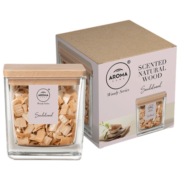 Освежитель воздуха для дома Aroma Home Wooden Chips Сандаловое дерево / 0.07л photo 1