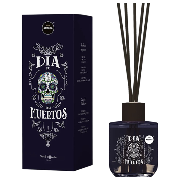 Освежитель воздуха для дома Aroma Home Dia de Los Muertos Черный Уд / 0.1л photo 1