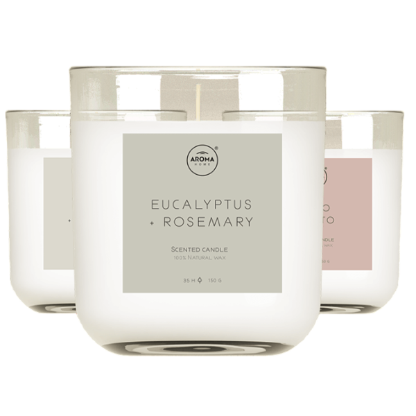 Lumânare Aroma Home Home SIMPICITY  Eucalyptus Rosemary / Ceară photo 3