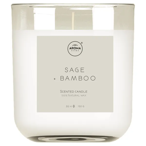 Lumânare Aroma Home Home SIMPICITY  Sage Bamboo / Ceară photo 1