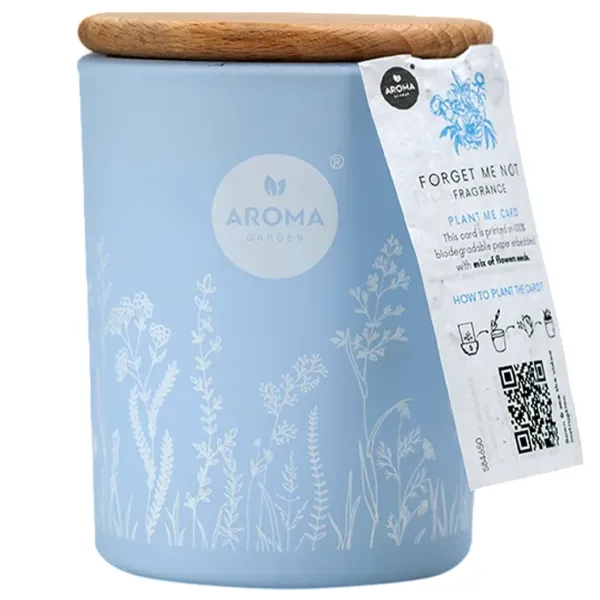 Lumânare Aroma Garden Fresh Garden  Forget Me Not / Ceară photo 1