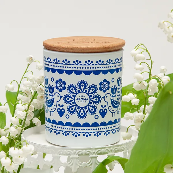 Lumânare Aroma Home Kocham Polske Crin de vale / Ceară photo 2