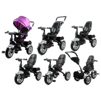 Triciclu LeanToys Pro500 25 kg / Purple photo 3