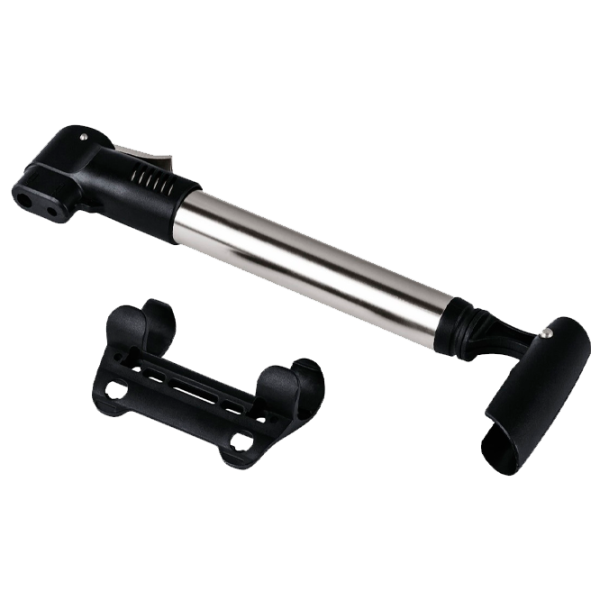 Pompă pentru biciclete Hama Mini Air Pump Black Silver photo 1