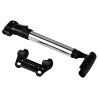 Pompă pentru biciclete Hama Mini Air Pump Black Silver