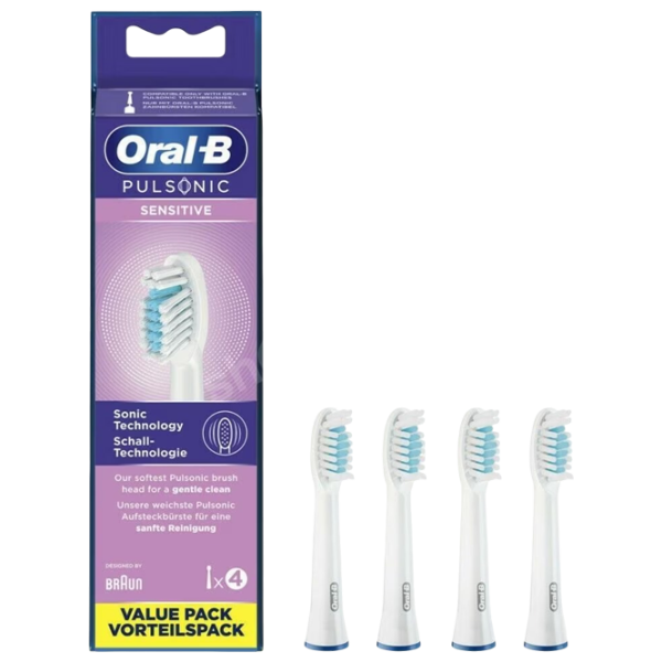Rezervă pentru periuțe de dinți Braun Pulsonic Sensitive SR32S Pentru maturi / White photo 3