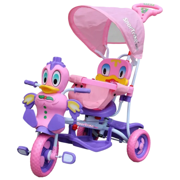 Triciclu SporTrike Happy Duck 25 kg / Pink photo 1 Triciclu SporTrike Happy Duck 25 kg / Pink photo 1