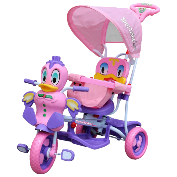 Triciclu SporTrike Happy Duck 25 kg / Pink photo 1 Triciclu SporTrike Happy Duck 25 kg / Pink photo 1