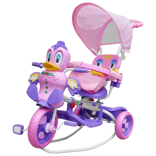 Triciclu SporTrike Happy Duck 25 kg / Pink photo 2 Triciclu SporTrike Happy Duck 25 kg / Pink photo 2