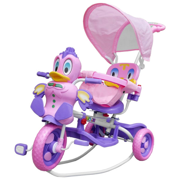 Triciclu SporTrike Happy Duck 25 kg / Pink photo 2 Triciclu SporTrike Happy Duck 25 kg / Pink photo 2