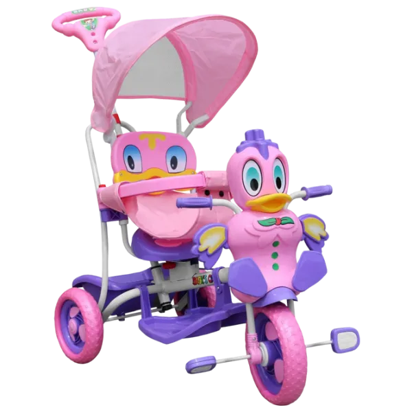 Triciclu SporTrike Happy Duck 25 kg / Pink photo 3 Triciclu SporTrike Happy Duck 25 kg / Pink photo 3