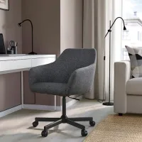 Fotoliu de birou Ikea Tossberg/Malskar Gunnared Poliester/ Dark Gray Black photo 3