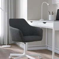 Fotoliu de birou Ikea Tossberg/Malskar Gunnared Poliester/ Dark Gray White photo 2