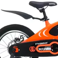 Велосипед TyBike BK-1 16" 16" Магниевый сплав / Оранжевый Черный photo 4