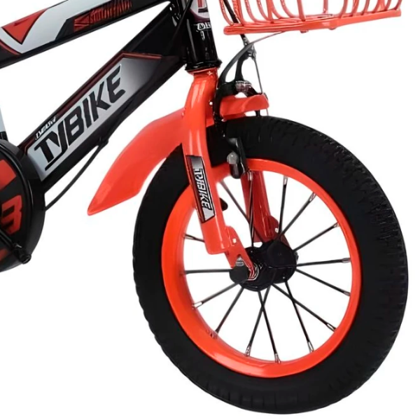 Bicicletă TyBike BK-06 16" 16" Aliaj de magneziu / Orange Black photo 5