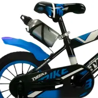 Велосипед TyBike BK-06 16" 16" Магниевый сплав / Синий Черный photo 3