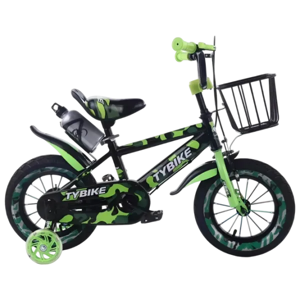 Bicicletă TyBike BK-3 14" 14" Aluminiu / Green Black photo 2 Bicicletă TyBike BK-3 14" 14" Aluminiu / Green Black photo 2
