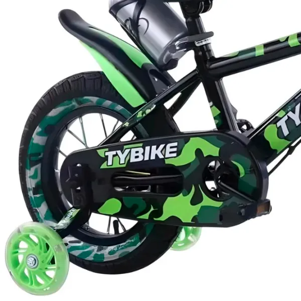 Bicicletă TyBike BK-3 14" 14" Aluminiu / Green Black photo 4 Bicicletă TyBike BK-3 14" 14" Aluminiu / Green Black photo 4
