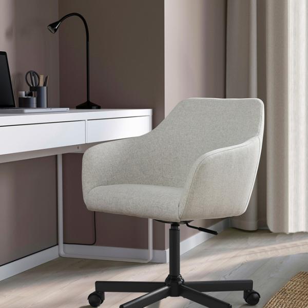 Fotoliu de birou Ikea Tossberg/Malskar Gunnared Poliester/ Beige Black photo 2