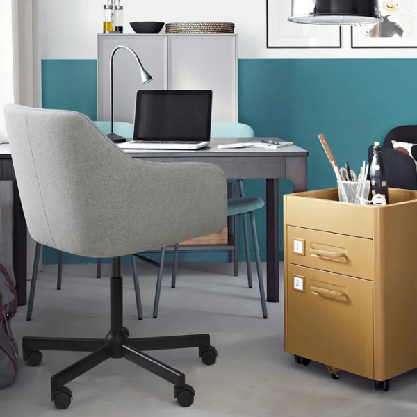 Fotoliu de birou Ikea Tossberg/Malskar Gunnared Poliester/ Beige Black photo 3