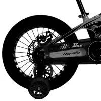 Велосипед TyBike BK-08 16" 16" Магниевый сплав / Серый Черный photo 2