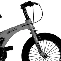 Велосипед TyBike BK-08 16" 16" Магниевый сплав / Серый Черный photo 4