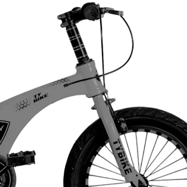 Bicicletă TyBike BK-08 20" 20" Aliaj de magneziu / Gray Black photo 4
